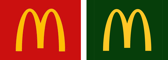 Kleuraanpassing logo McDonalds