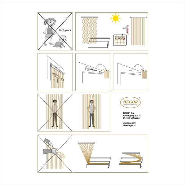 Gebruiksaanwijzing deurgordijn