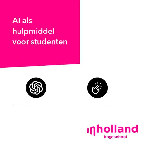 Infographic ChatGPT voor hogeschool Inholland